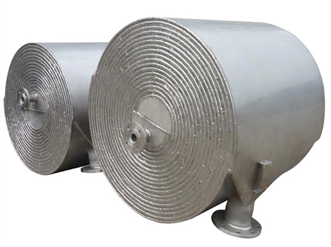 螺旋板式換熱器內漏處的維修